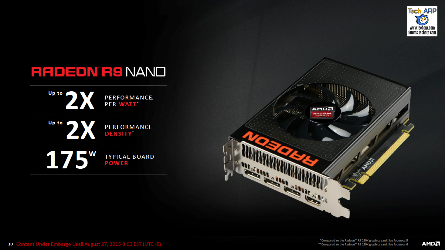 The AMD Radeon R9 Nano Technology Report
