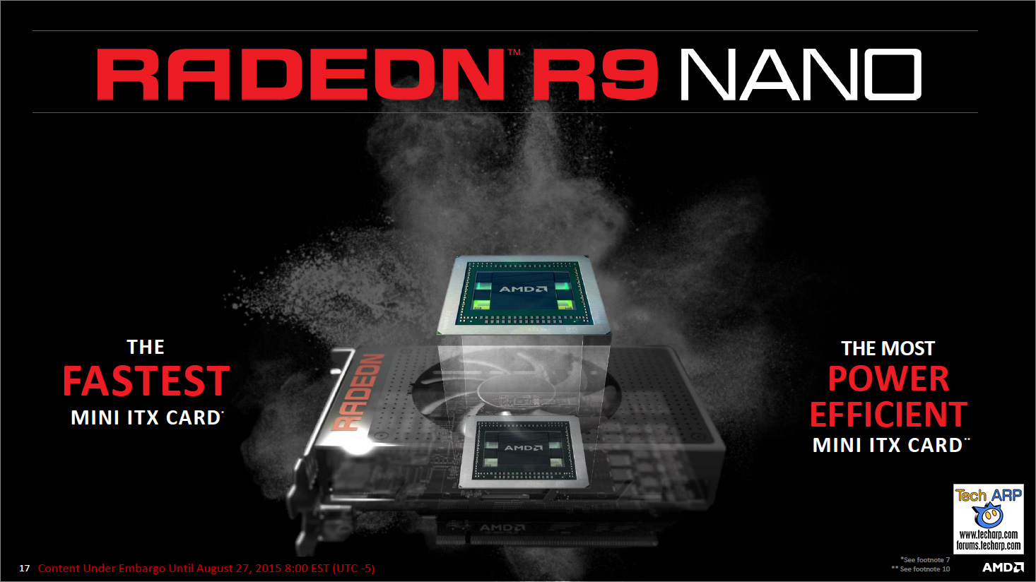 The AMD Radeon R9 Nano Technology Report