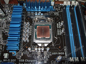 Delidded Core i7 processor