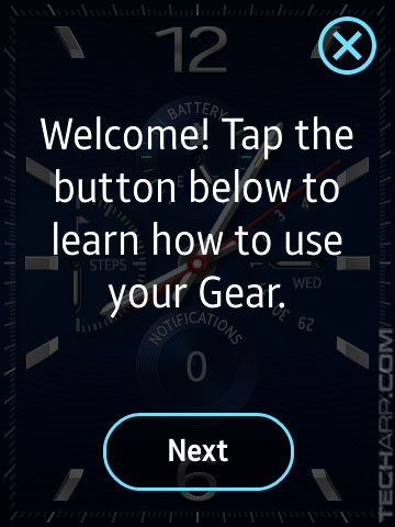 Activating the Samsung Galaxy Gear S smartwatch