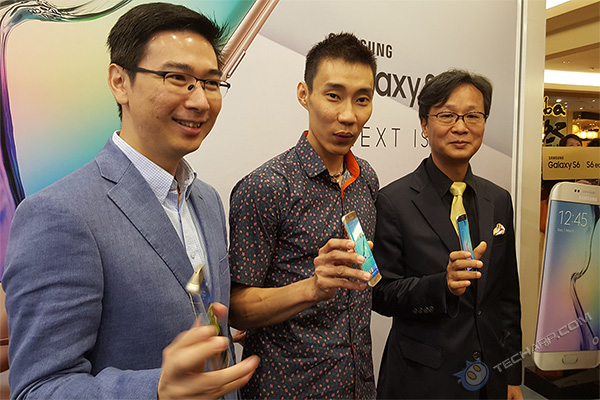 Samsung Galaxy S6 & Samsung Galaxy S6 Edge Launch with Lee Chong Wei