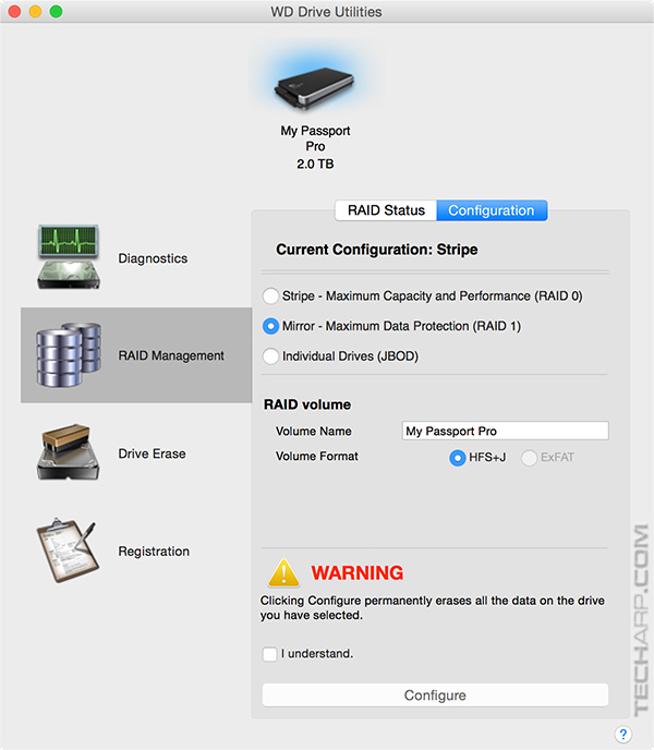 new version 2.0.0.63 of wd drive utilities